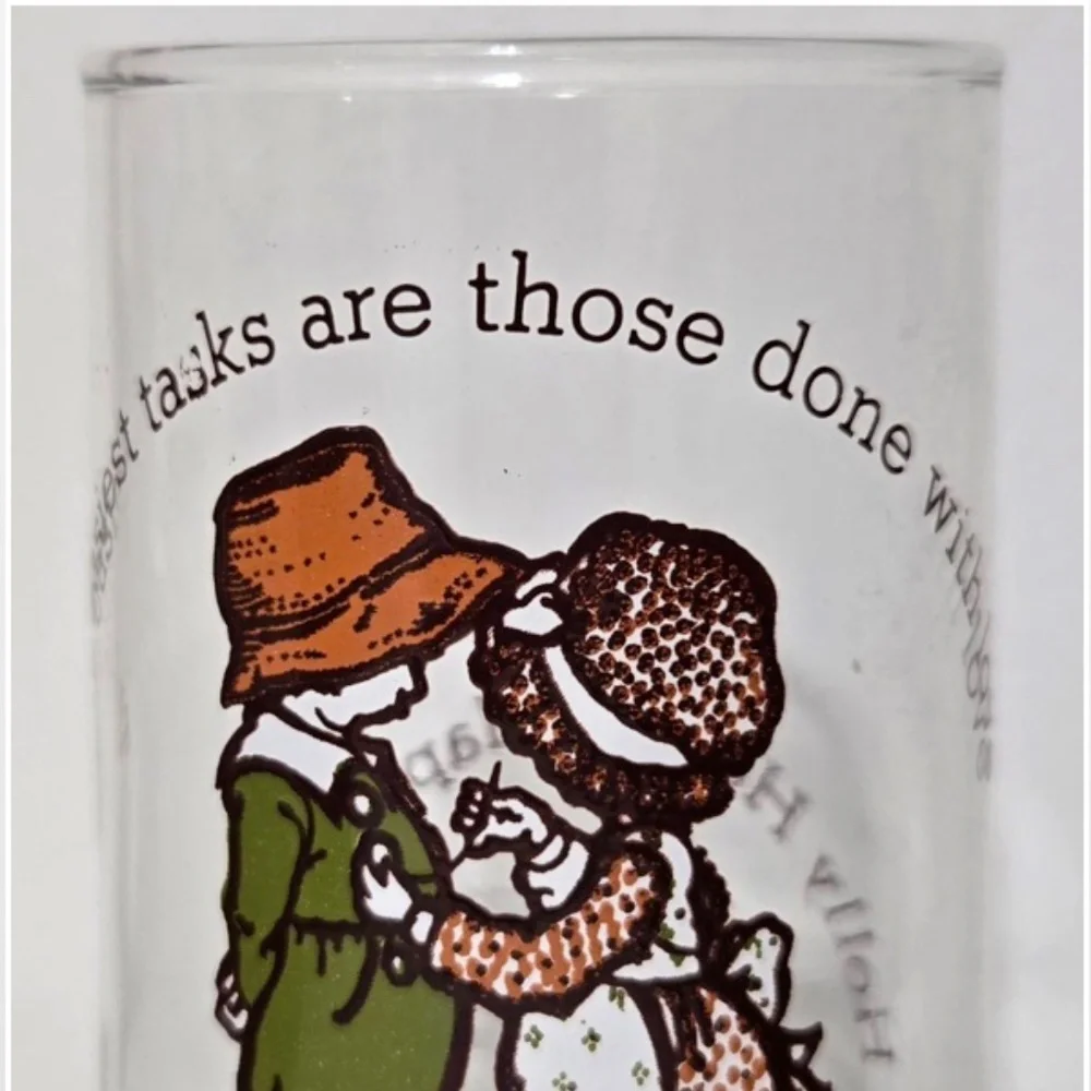 Vintage Holly Hobbie Cup Happy Talk Glass Limited Edition Coca-Cola